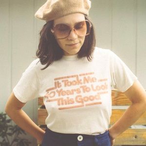 Super soft Graphic Tee ‘40 Years Old’